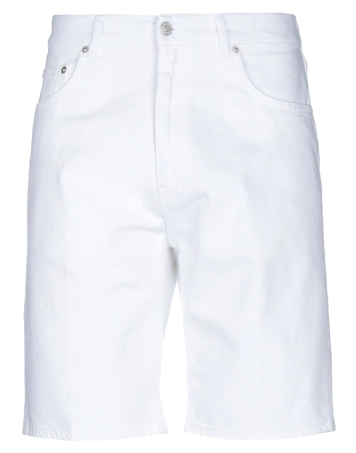 Grifoni Mens Denim Shorts - White