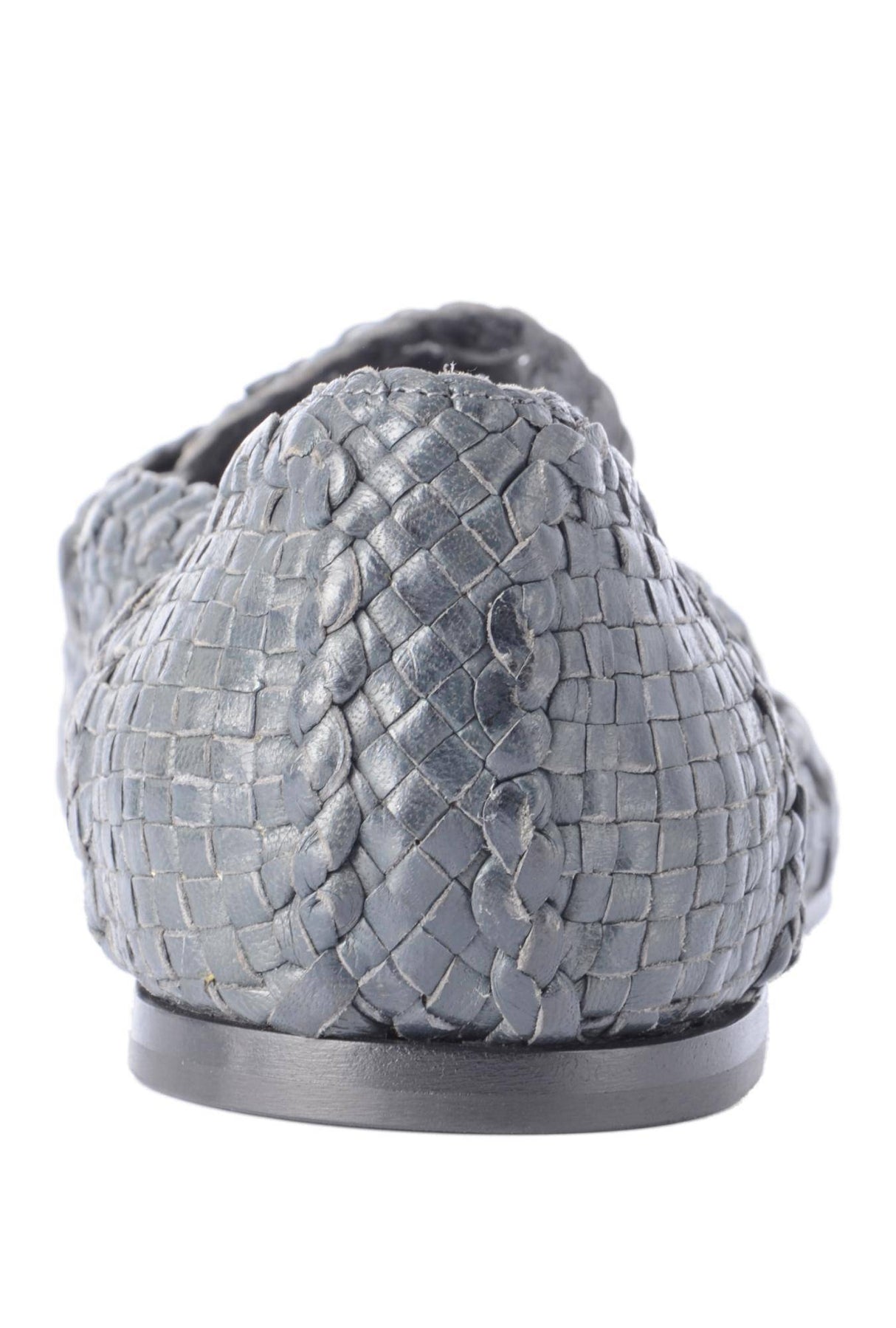 Dolce & Gabbana Men Braided Leather Flat Shoes