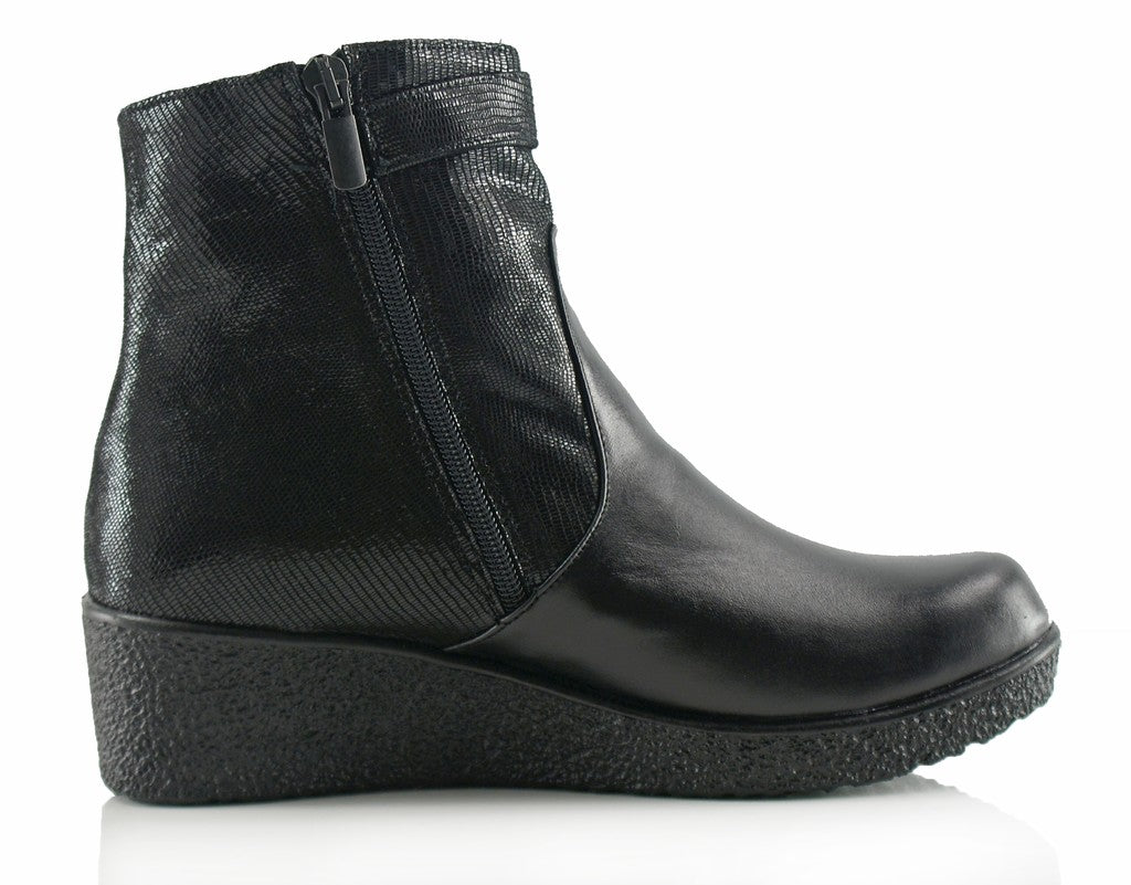 Bosccolo Womens Boots Iga Viper/Lico - Black