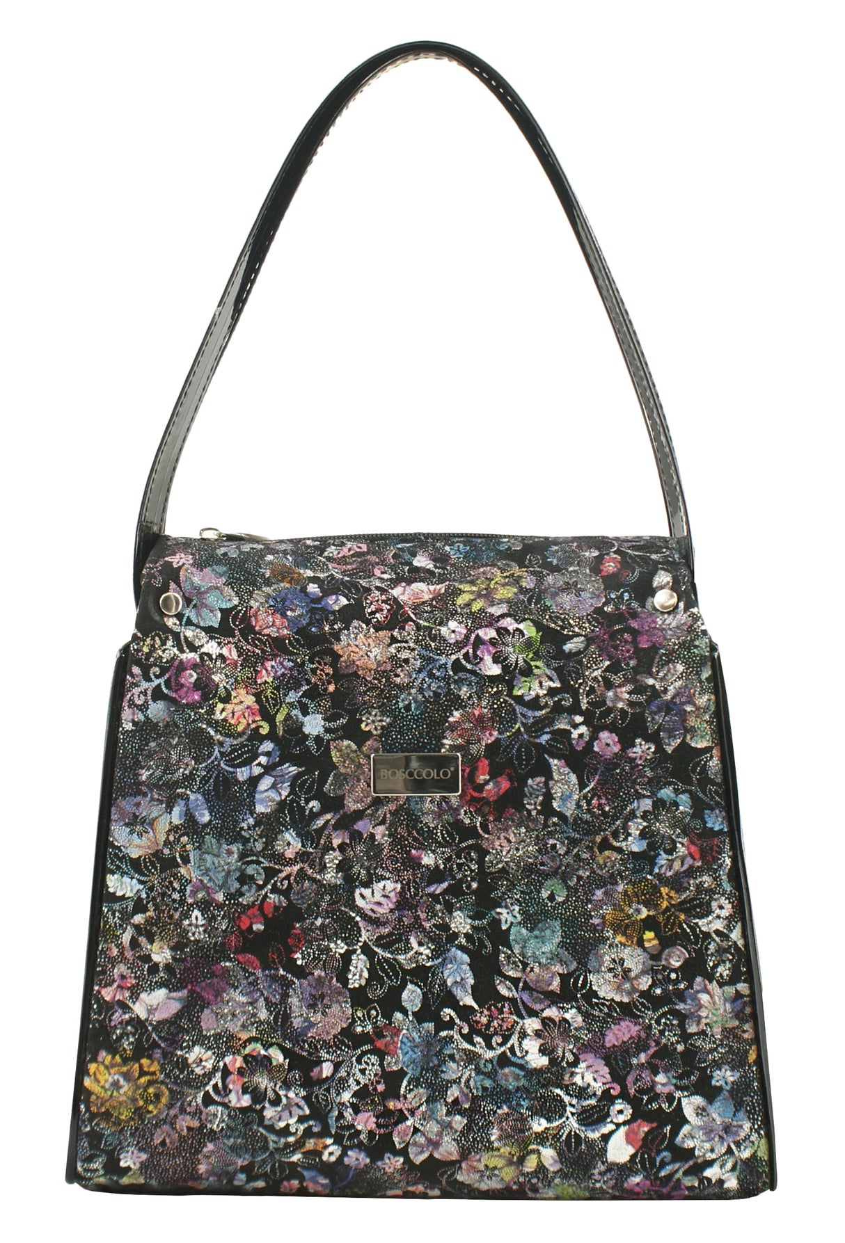 Bosccolo Tote In Black Flower