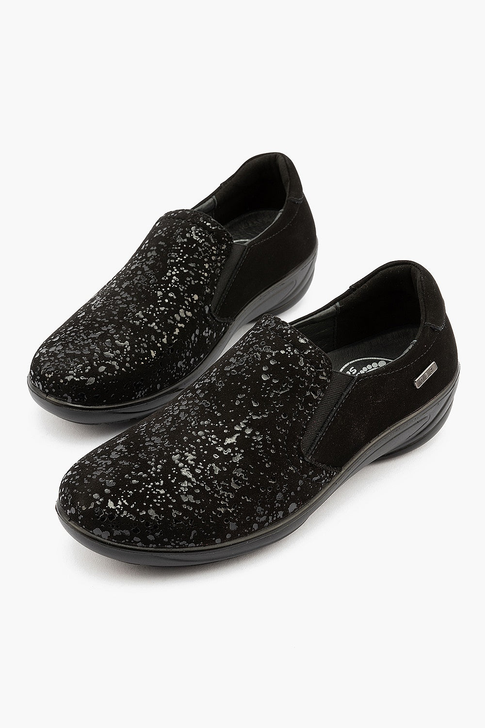G Comfort Women's P 9519 Black Stretch