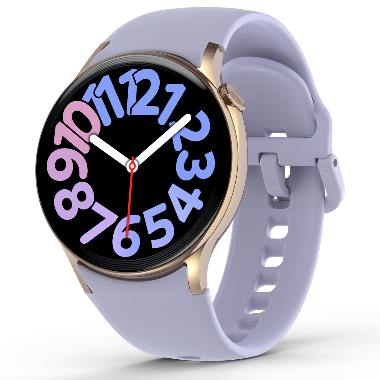 Bluetooth Smart Watch 1.43" Touch Screen Call Heart Rate Blood Pressure BT 5.3 - Purple