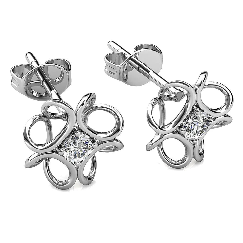 Boxed Hologram Necklace and Earrings Sets Embellished with SWAROVSKI® Crystals