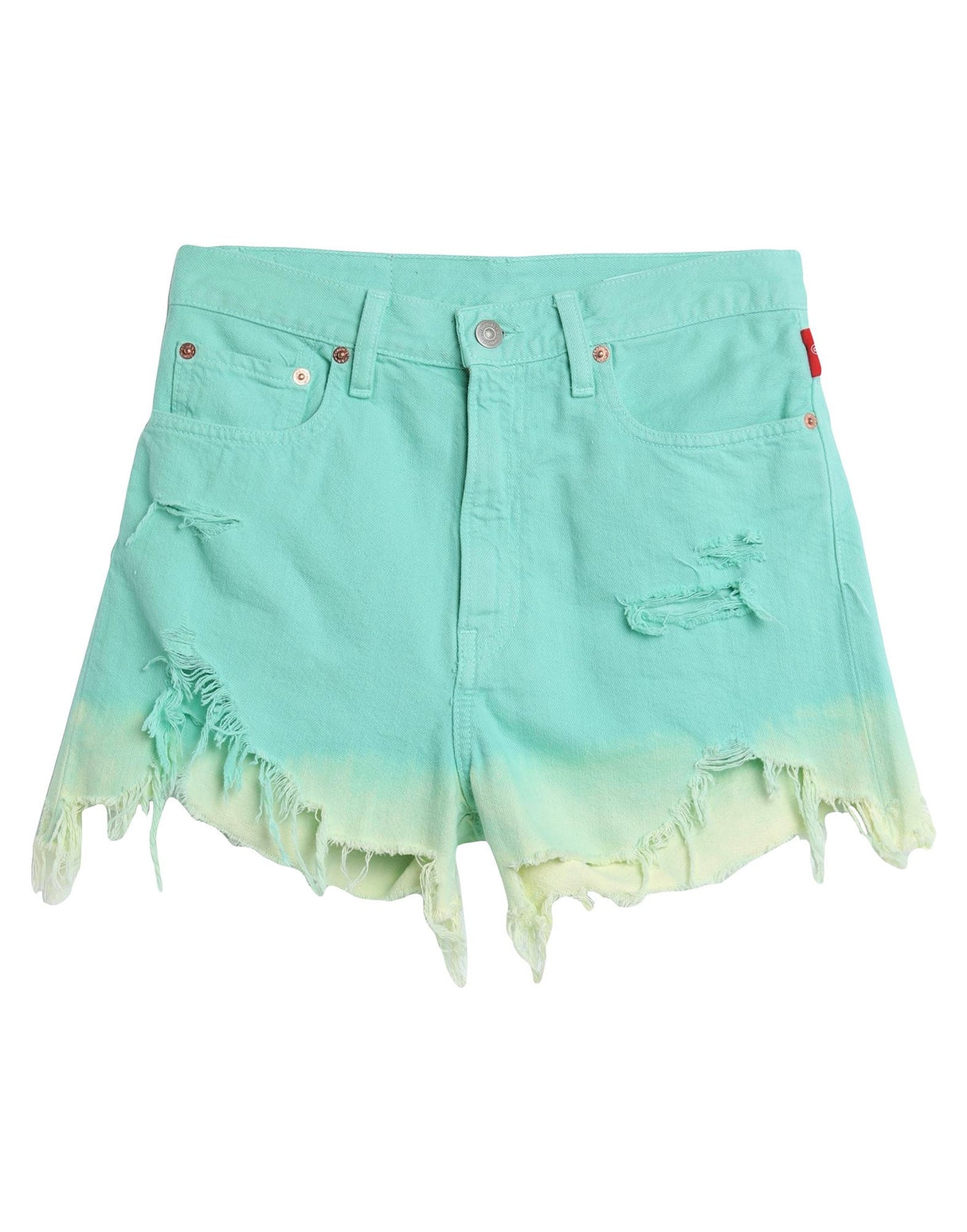Denimist Womens Denim Shorts - Turquoise