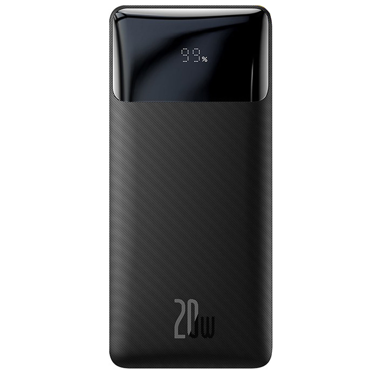 Baseus Power Bank 10000mAh 20W Fast Charge USB Type-C Type-A Digital Display - Black
