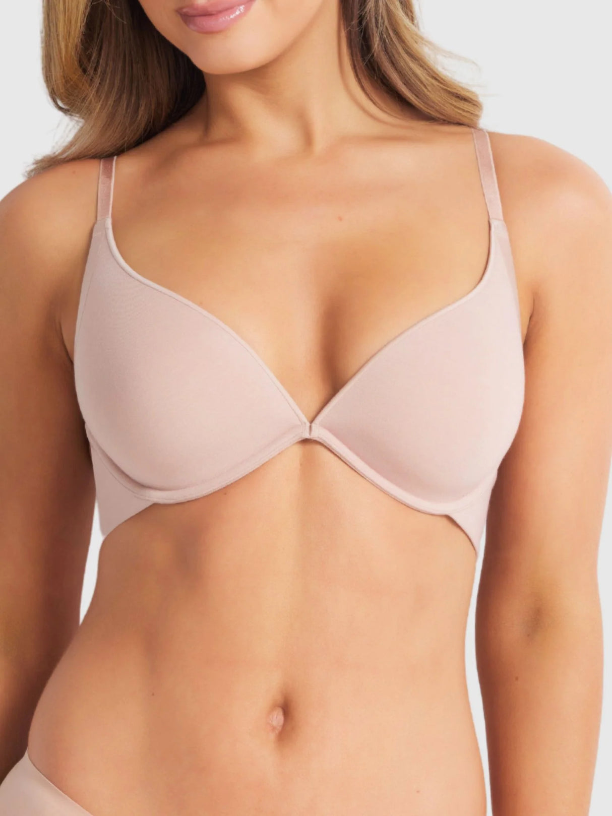 Cotton Plunge Bra