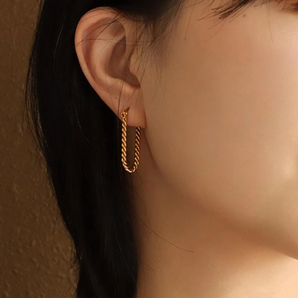 Bullion Gold Chic Gold Dangle Earrings