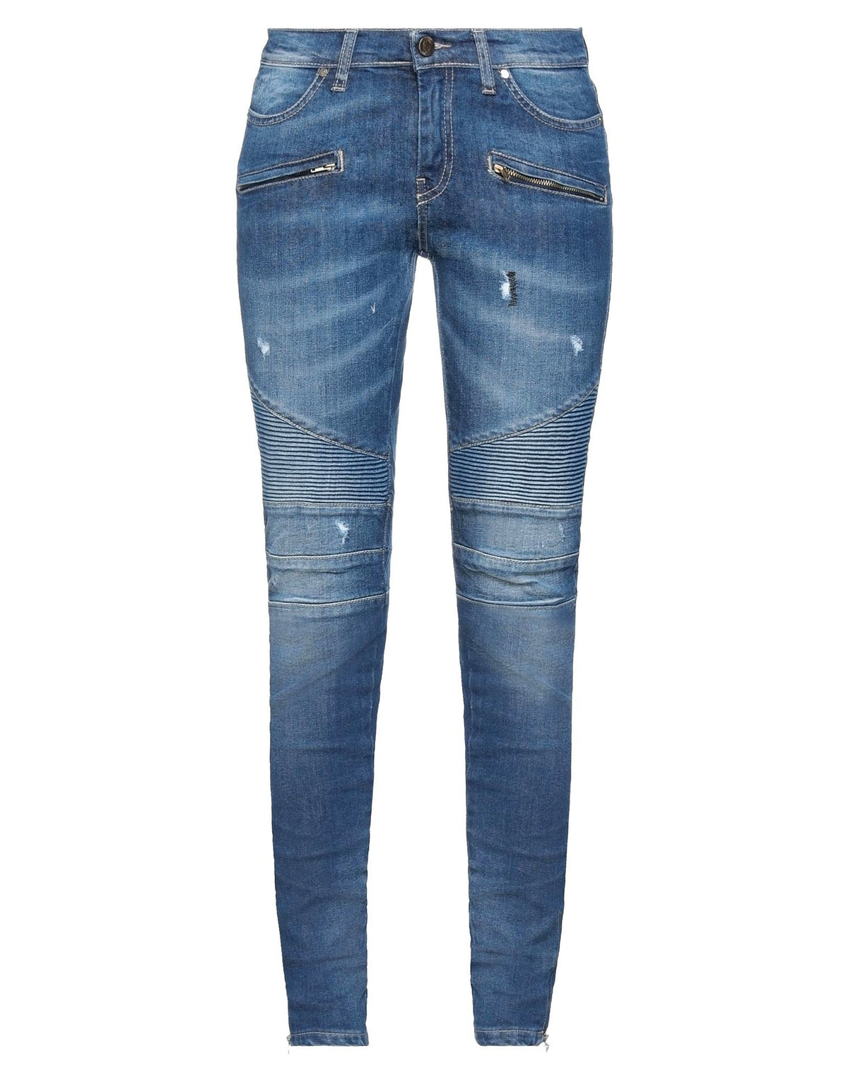 Frankie Morello Womens Jeans - Blue