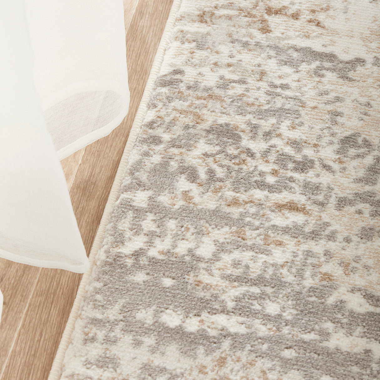 Opulence 115 Cream Runner Rug