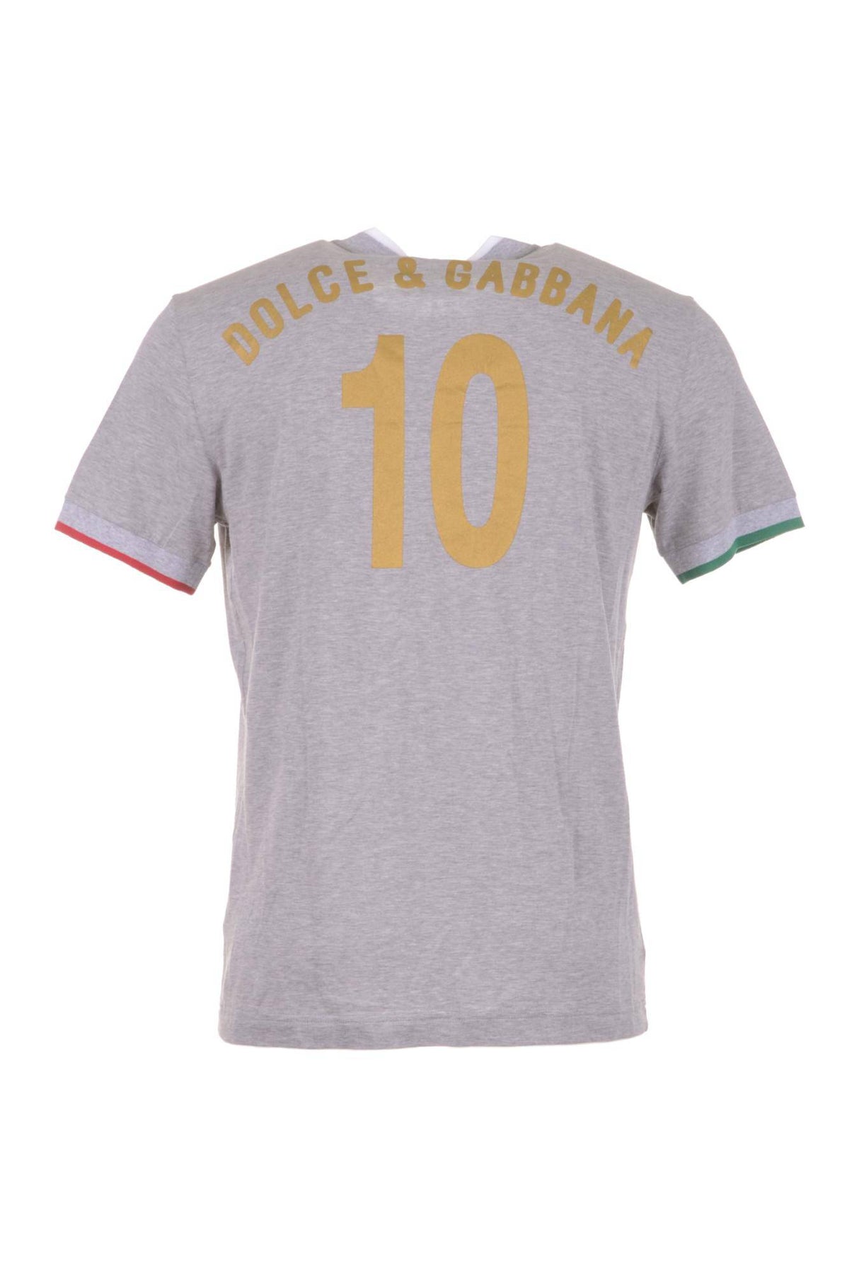 Dolce & Gabbana Men Italy "10" Short Sleeve T-shirt
