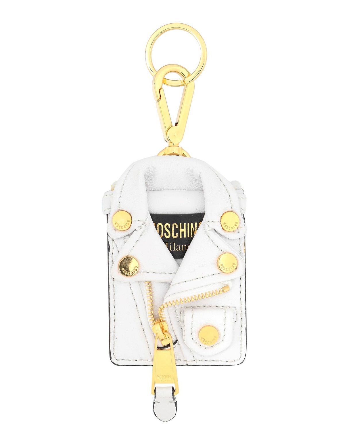 Moschino Womens Key Rings - White