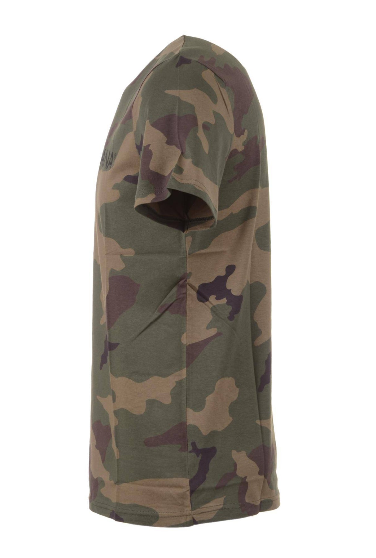 Dolce & Gabbana Men Camouflage Short Sleeve T-shirt