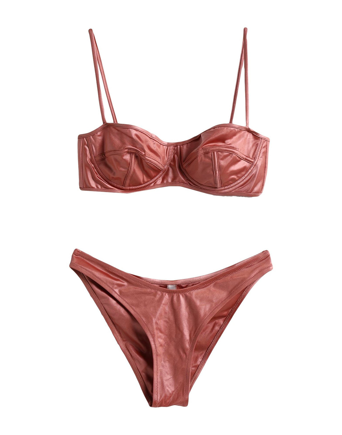 Suahru Womens Bikinis - Antique rose