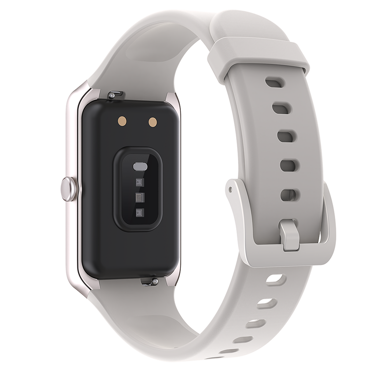 TODO Fitness Tracker Smart Watch BT 5.0 1.47" Display Thermometer BPM Monitor - Silver