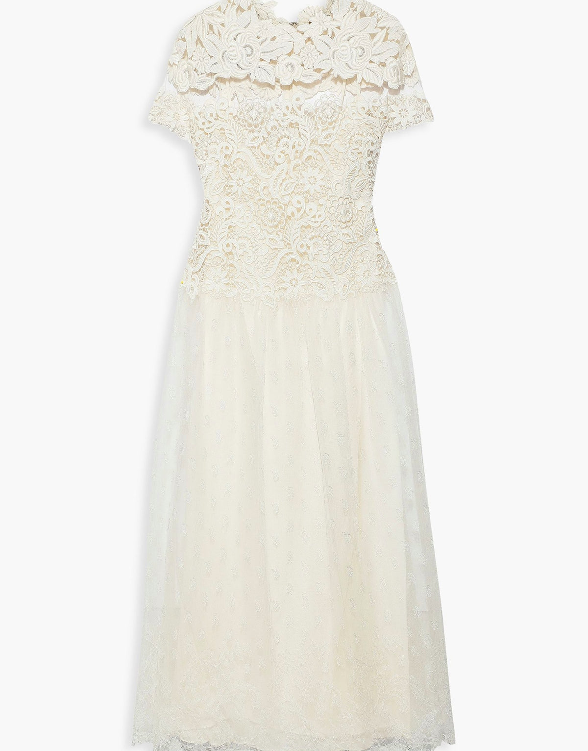 Valentino Garavani Womens Midi Dresses - Ivory