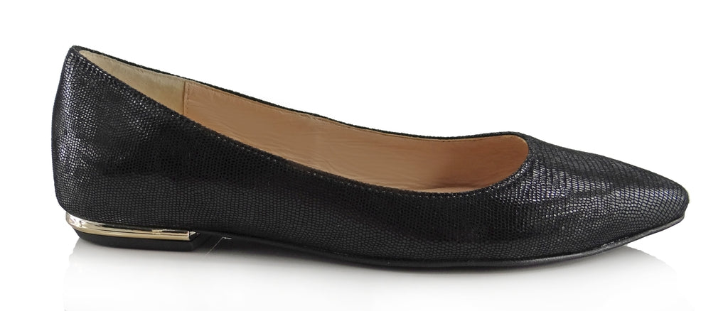Bosccolo Womens Ballerina Viper - Black