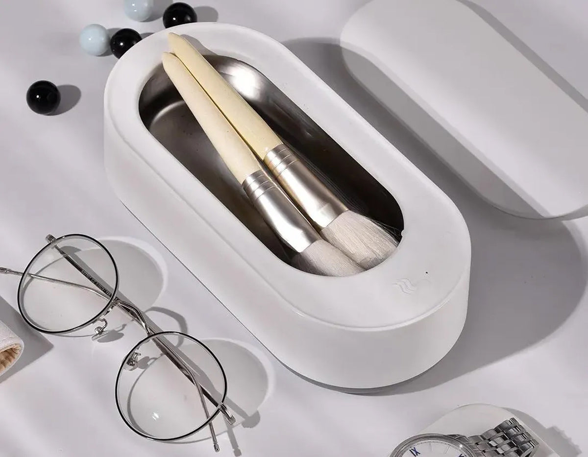 TODO Ultrasonic Cleaner 340ml Tank Jewelry Glasses Type C USB Powered 45000Hz One Button Clean