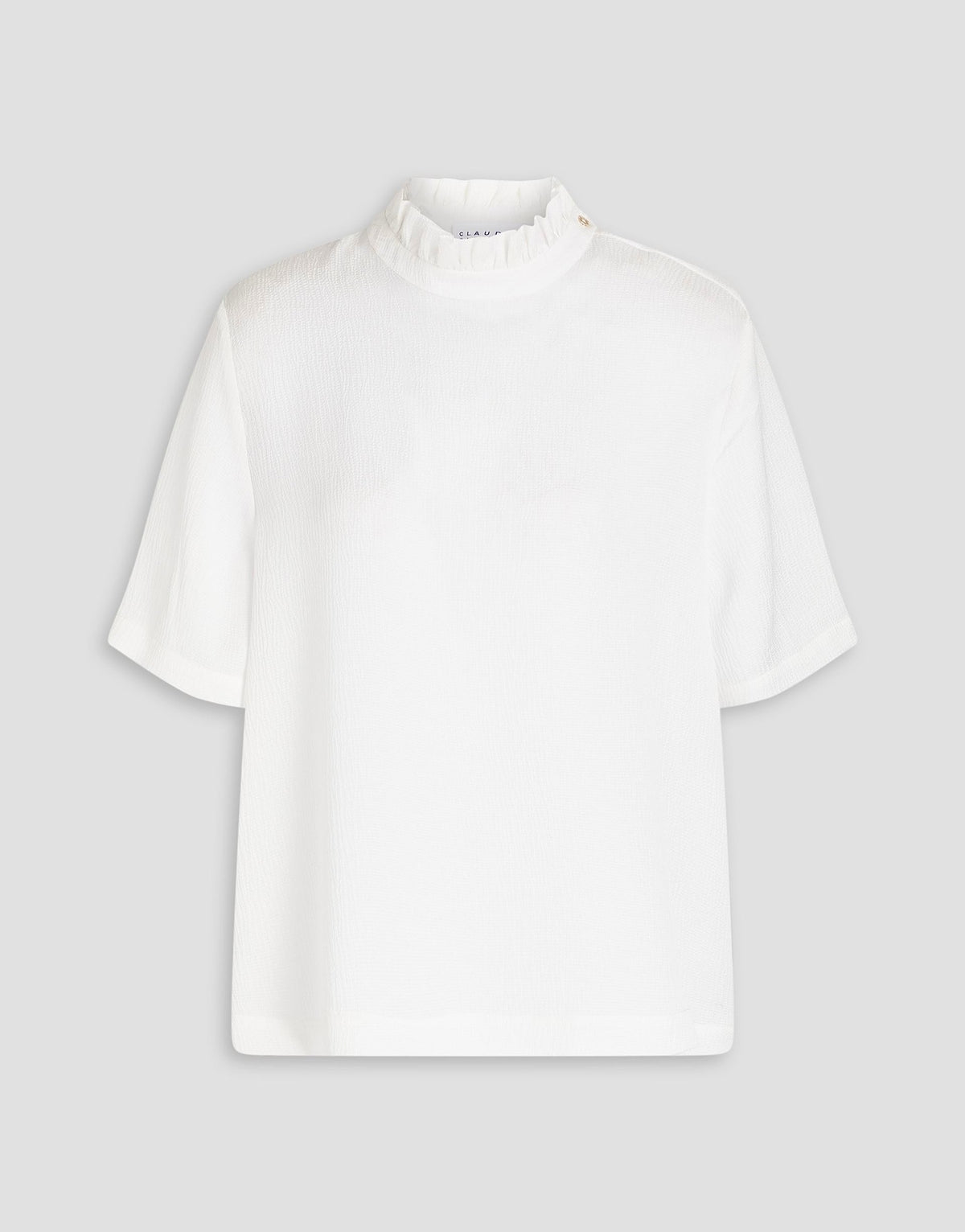 Claudie Pierlot Womens Short Sleeved Top - White
