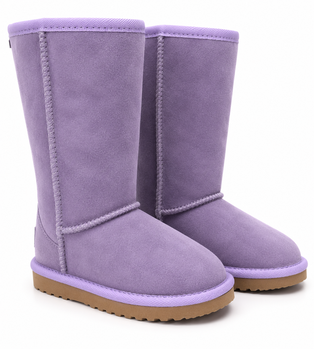 Australian Leather Ugg Kids Classic Long - Lilac - AU10