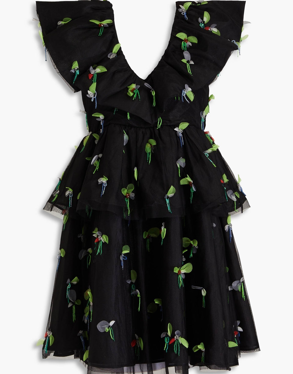 Ganni Womens Mini Dresses - Black