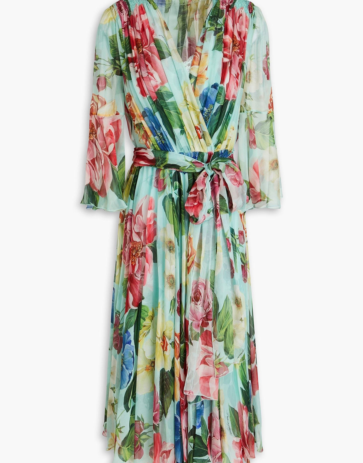 Dolce&Gabbana Womens Midi Dresses - Sky blue