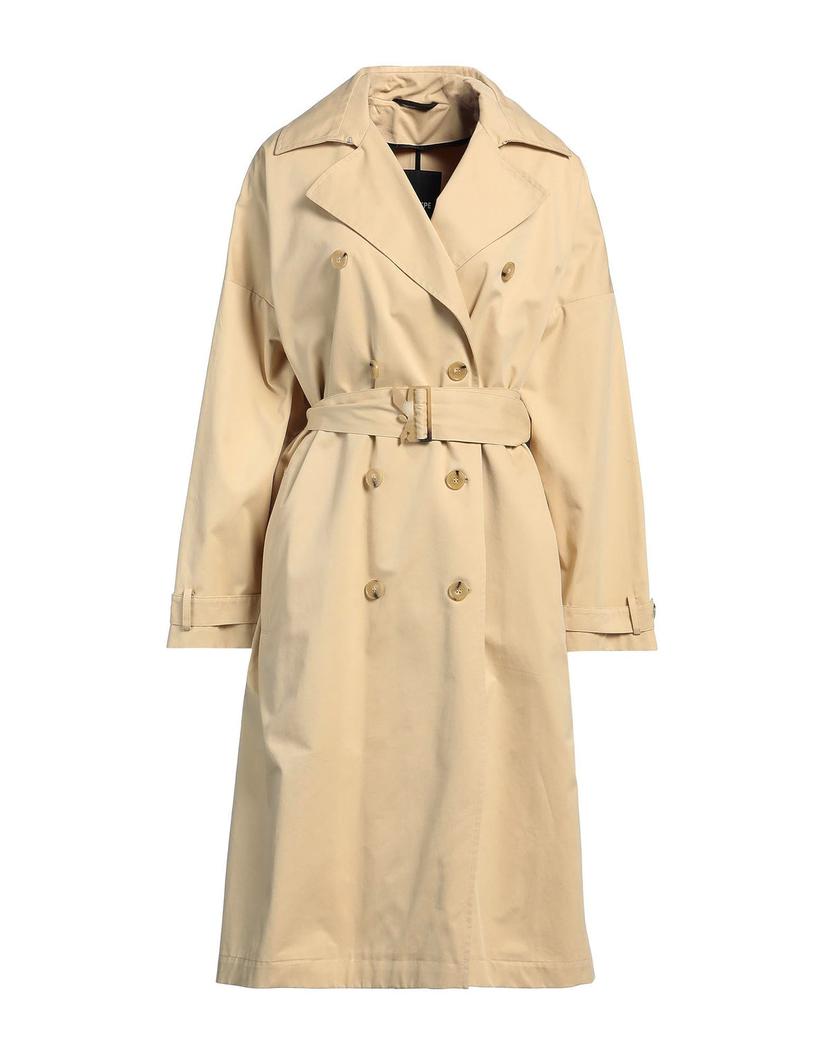 Patrizia Pepe Womens Overcoats & Trench Coats - Beige