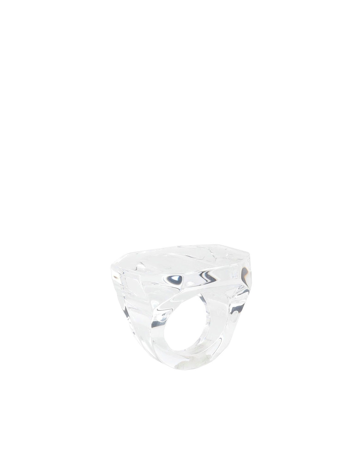 Maison Margiela Womens Rings - Transparent