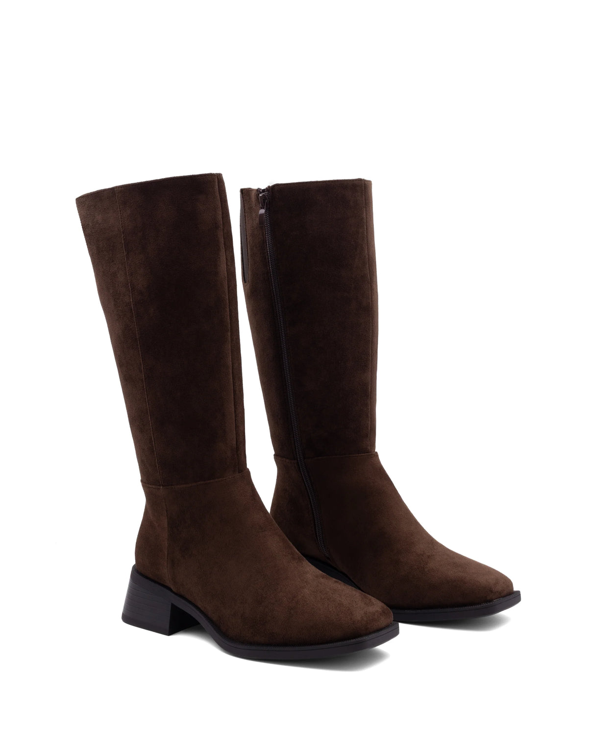 Therapy Dena Chocolate Faux Suede