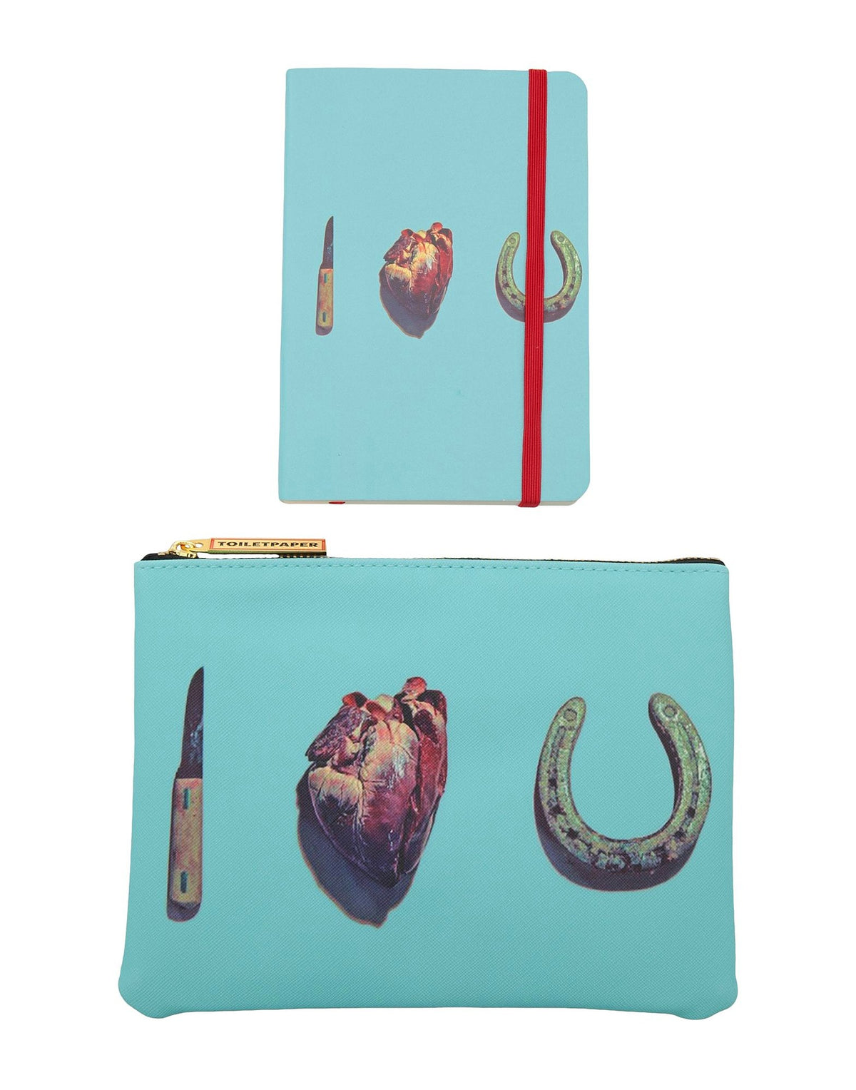 Seletti Wears Toiletpaper Unisex Planners & Notebooks - Sky blue