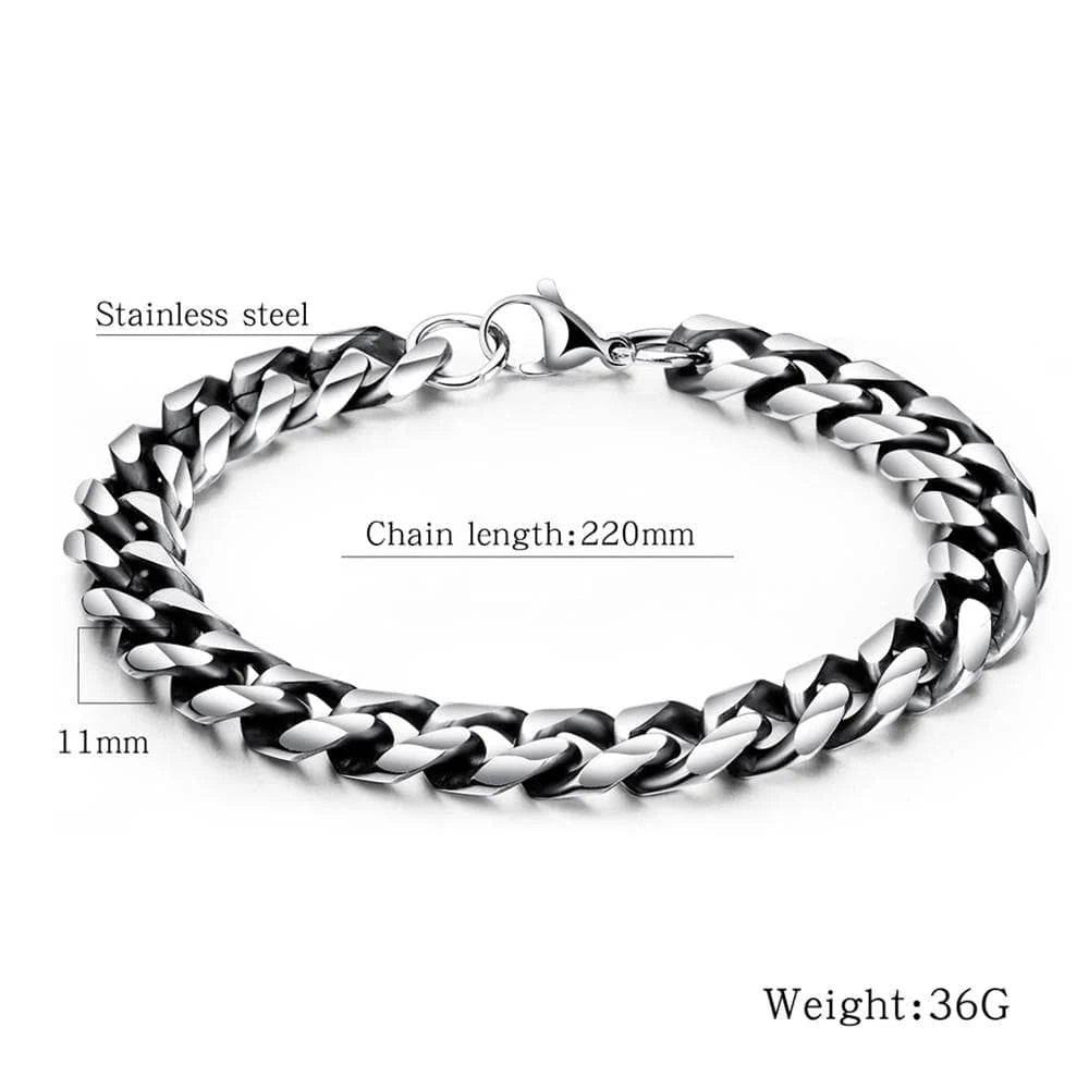 Bullion Gold Twisted White Gold Chain White Gold Layered Bracelet