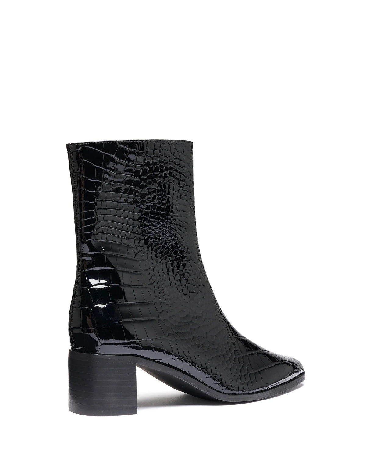 Therapy Paige Black Patent Croc