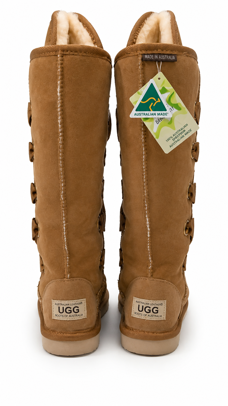 Australian Leather Ugg Roxy Nomad Long Uggs - Chestnut - AU10