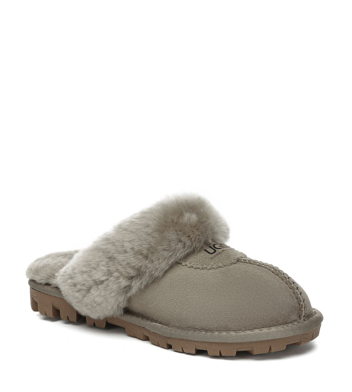 Australian Shepherd UGG Waffle Slipper - Caribou