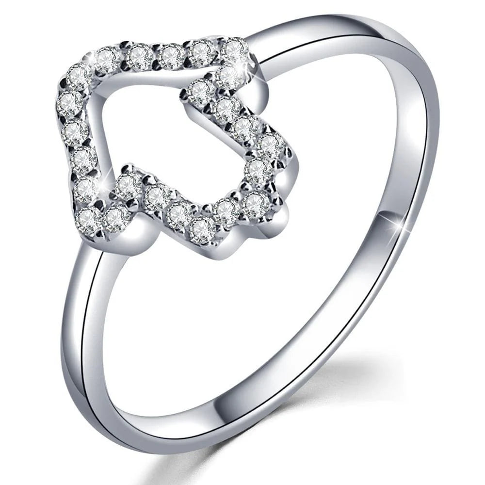 Solid 925 Sterling Silver Arrow Ring