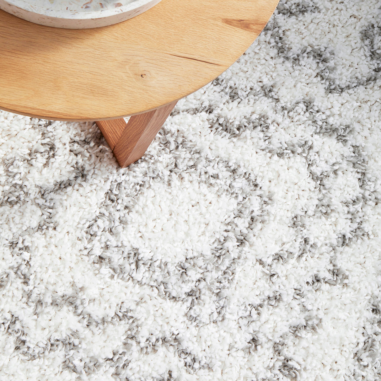 Casablanca Fez White Rug