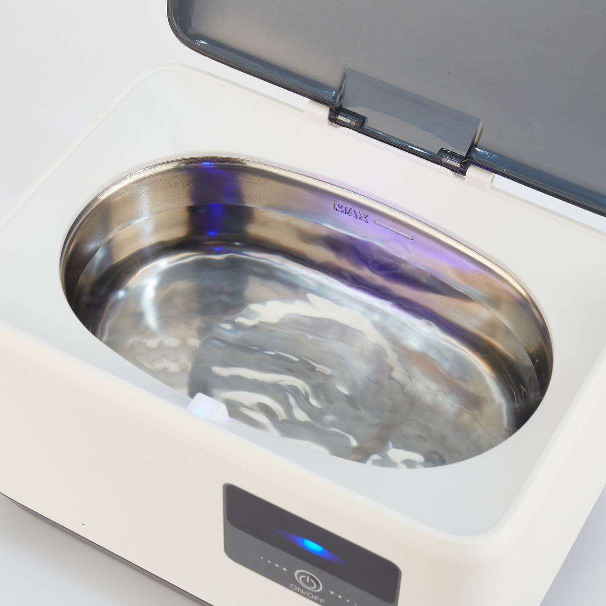 TODO Ultrasonic Cleaner Sonic Wave Jewellery Cleaner Blue LED 600ml Stainless Steel Tank 3min Cycle