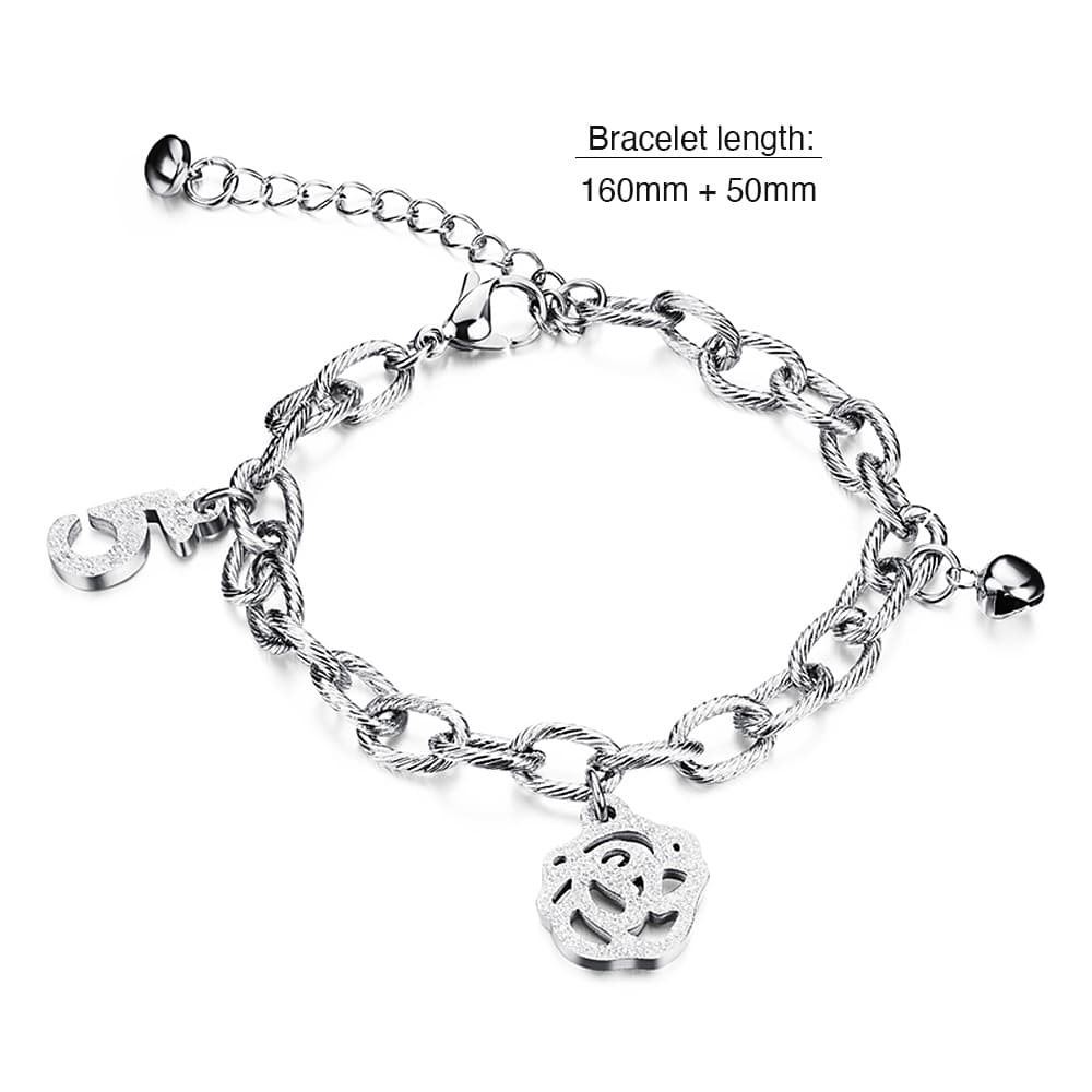 Bullion Gold Mixed Charm Bracelet