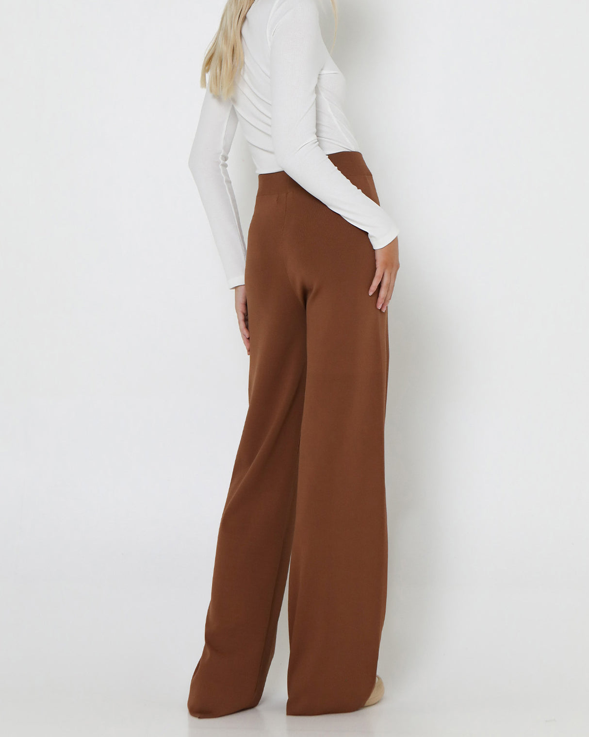 Lost In Lunar Women's Norah Knit Pants - Hazelnut