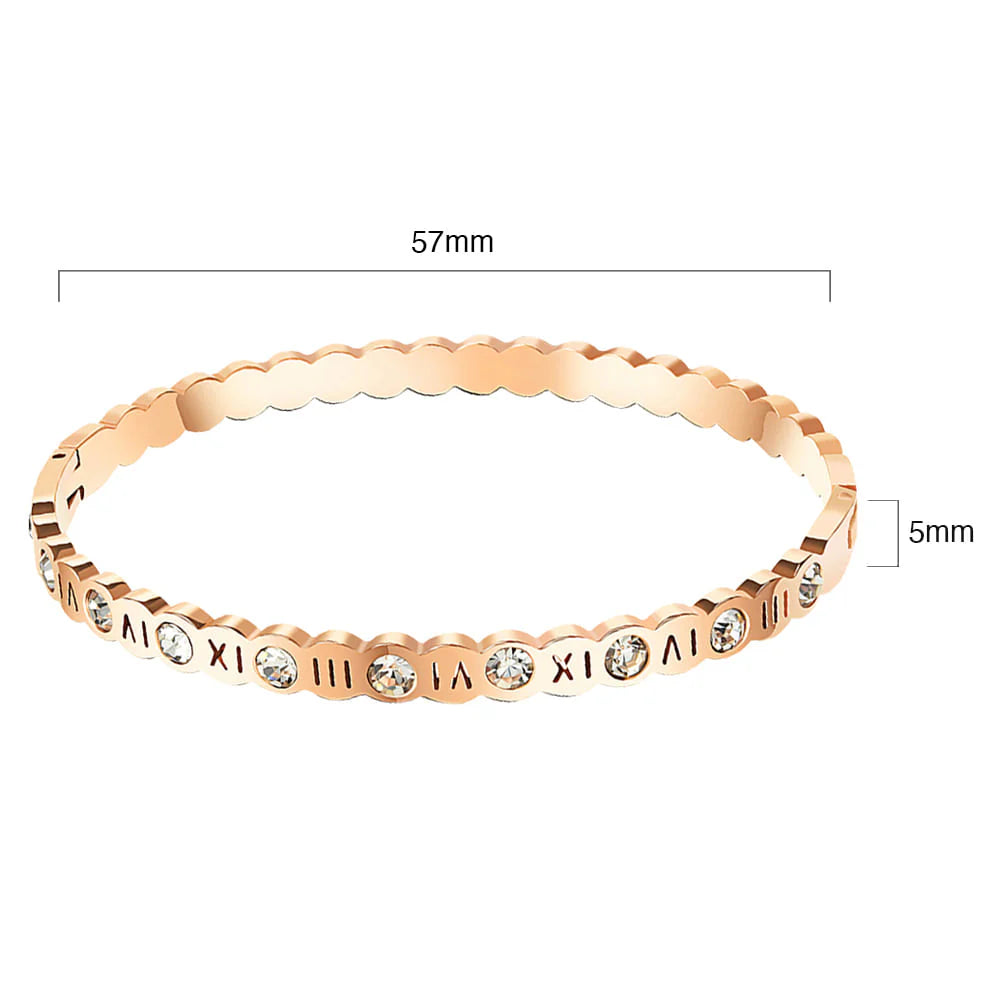 Bullion Gold Roman Empress Bangle