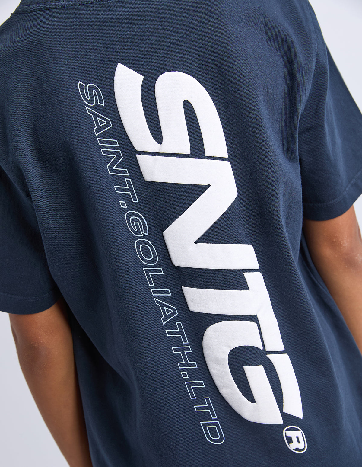 St Goliath Boys Challenger Tee - Navy
