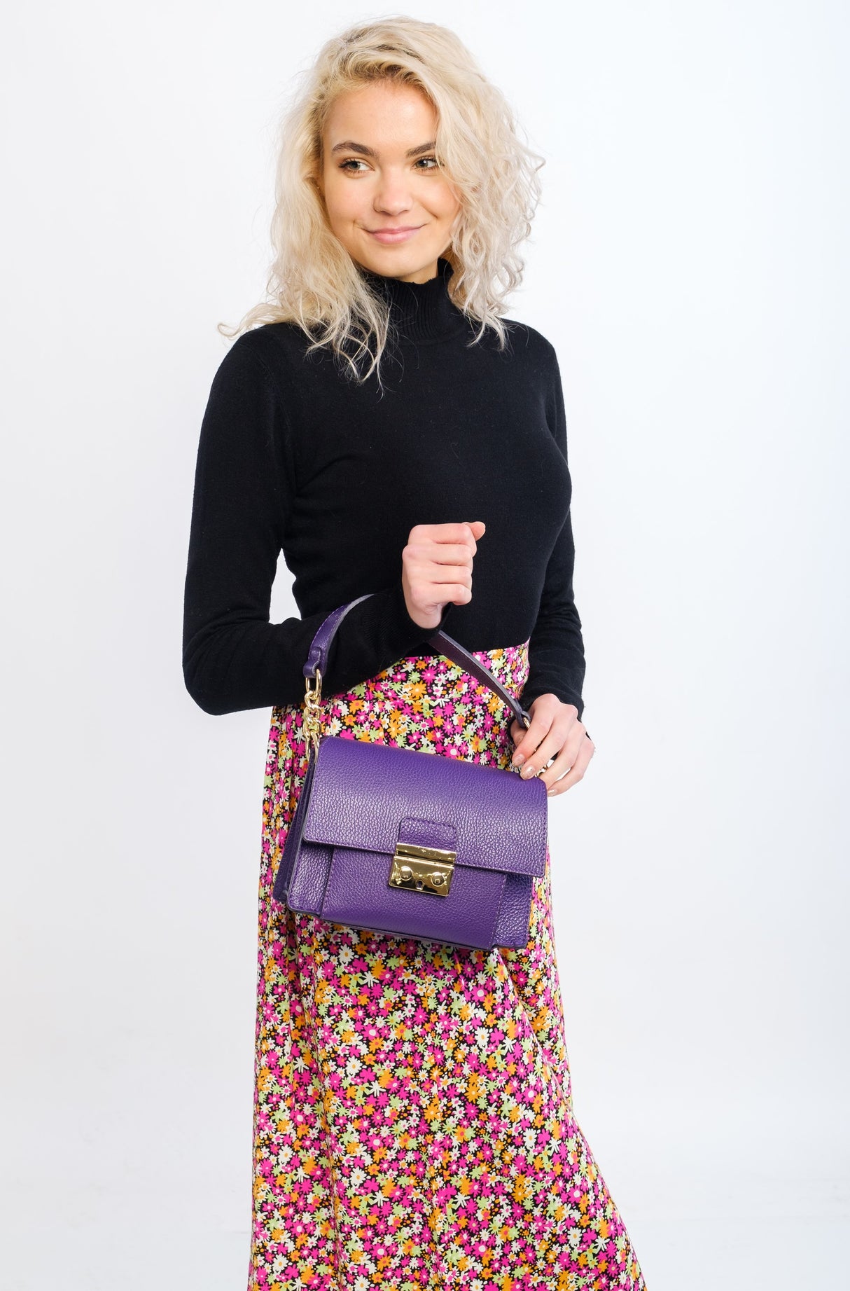 Bosccolo Shoulder Bag - Purple