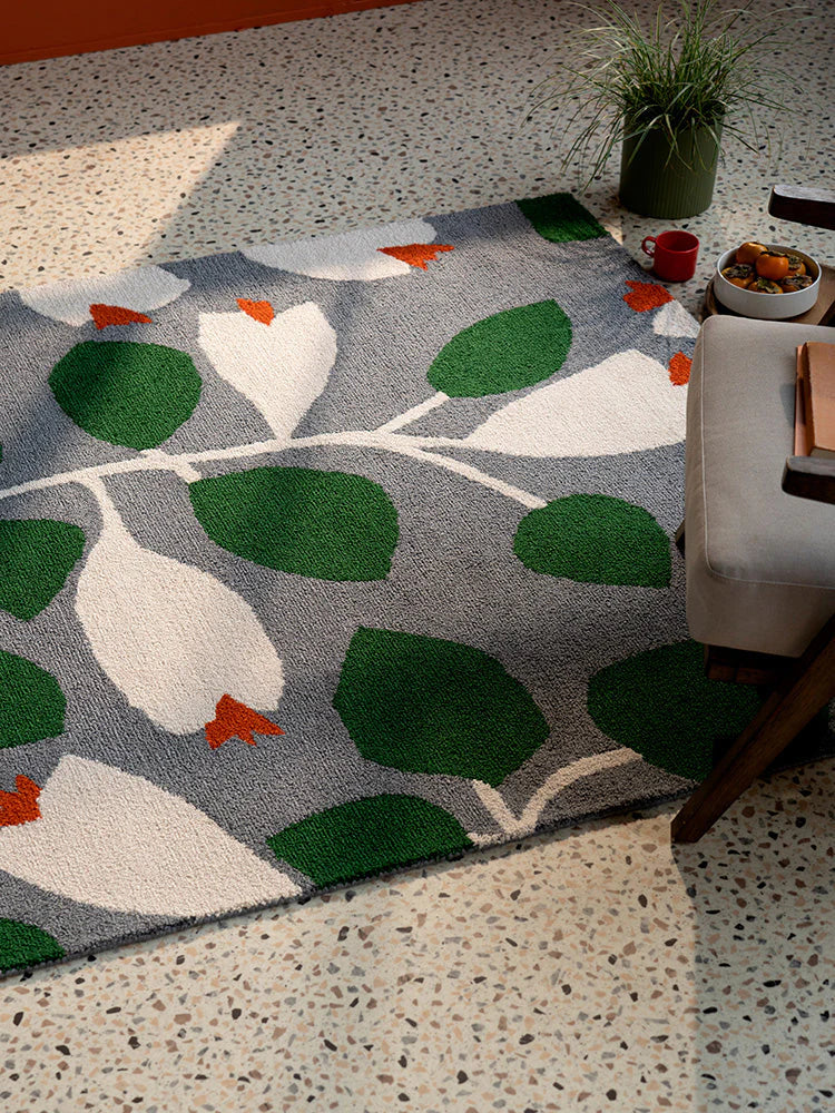 Scion Rosehip Blue 426718 Outdoor Rug