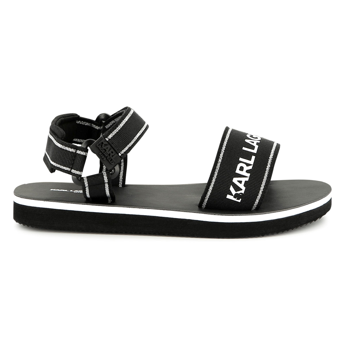 Karl Lagerfeld Girls Fete Musique D3 Sandals - Black