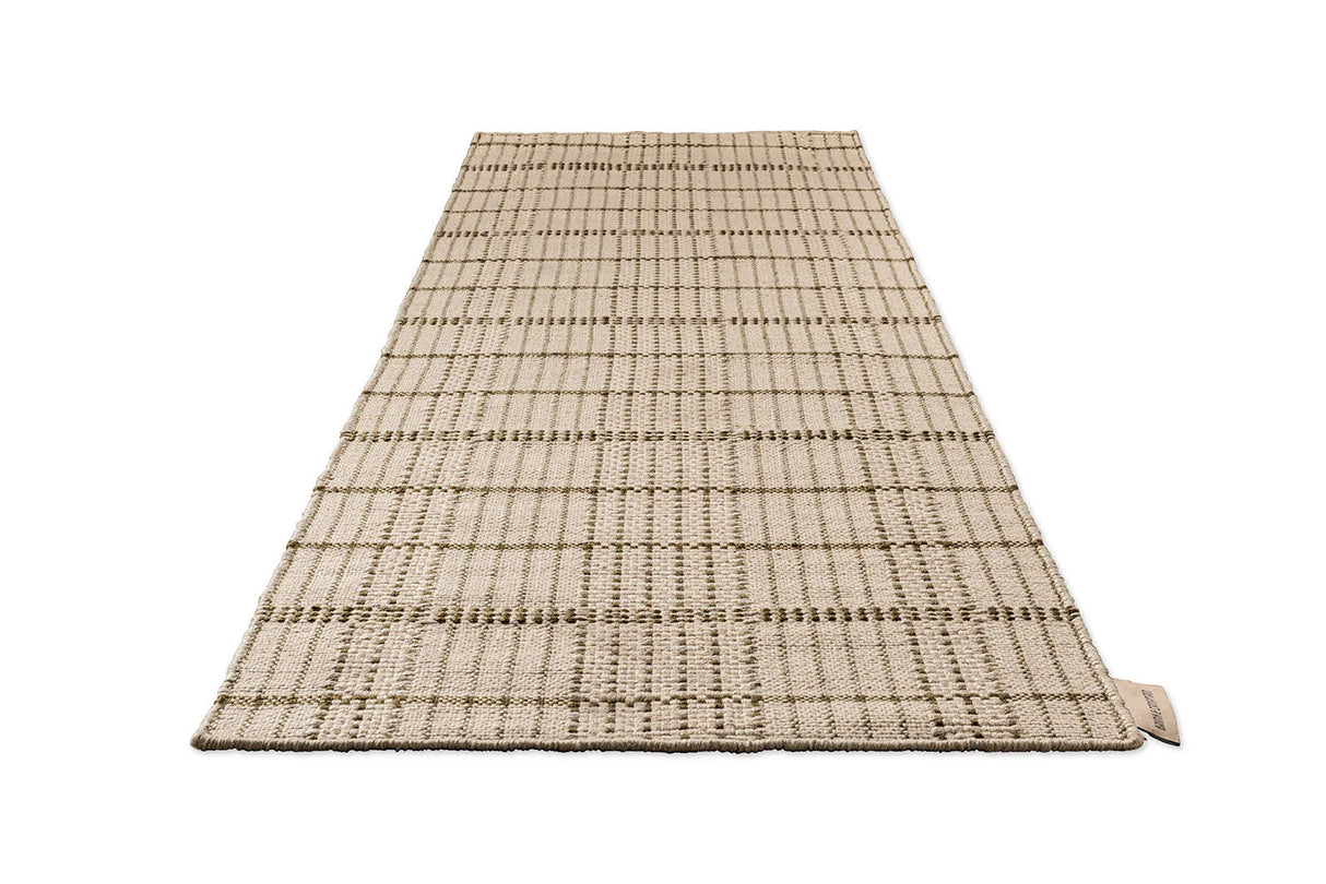 Brink & Campman Zona Olive Stitch 495707 Runner Outdoor Rug
