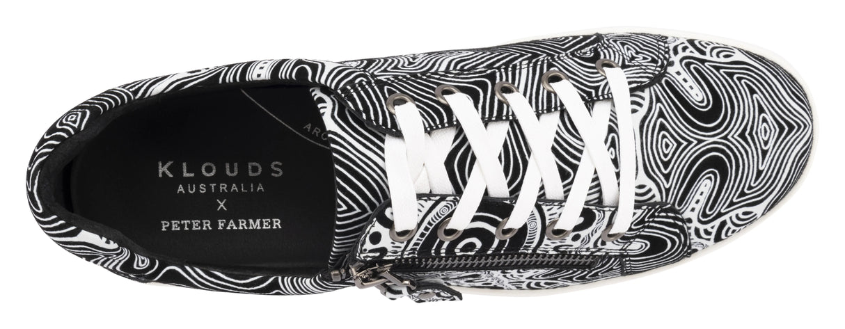 Klouds x Peter Farmer Cara Kard Print Maali Black