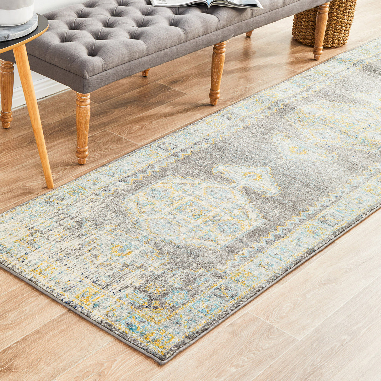 Century 944 Grey Runner Rug