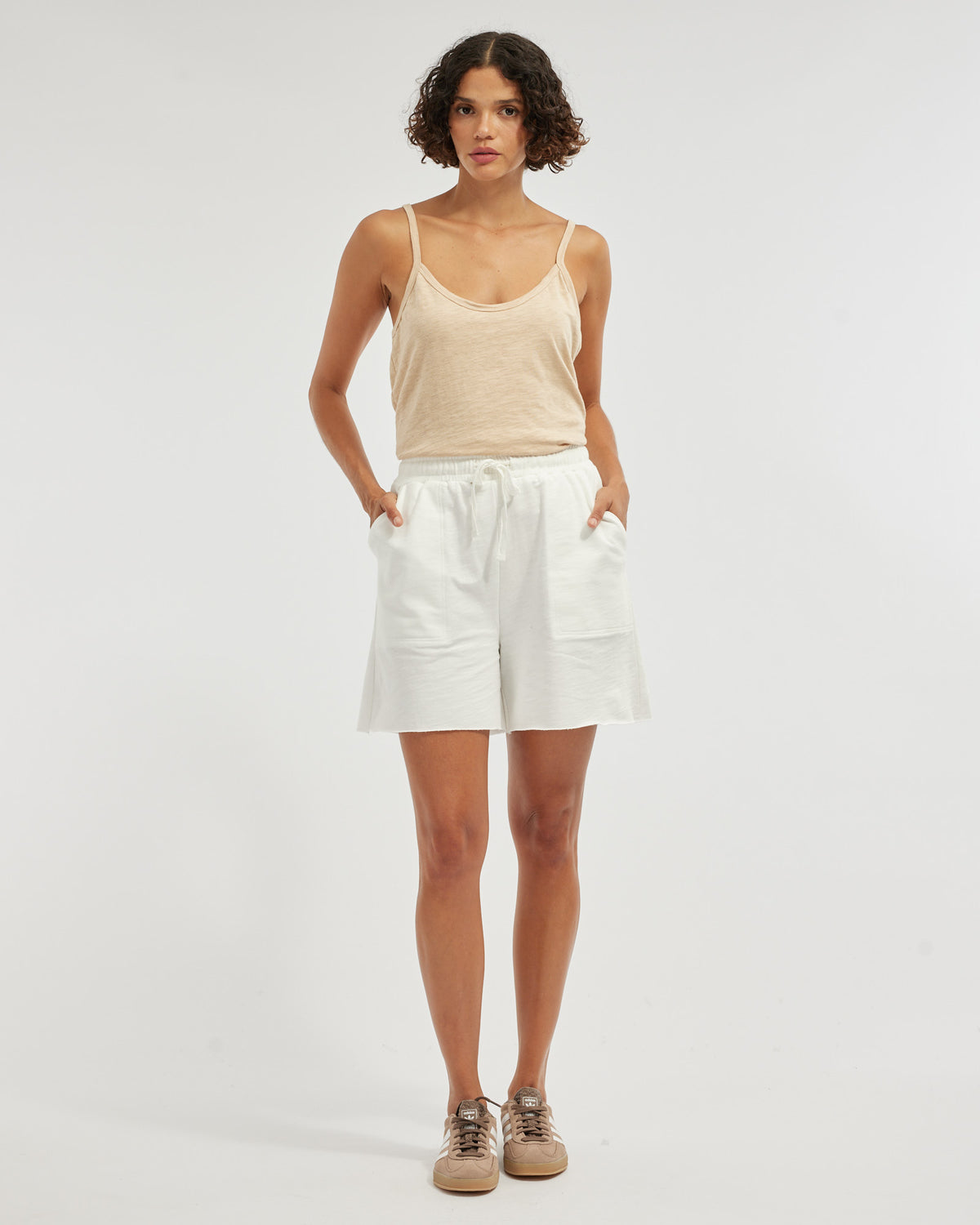 Amelius Kendall Raw Hem Short - White