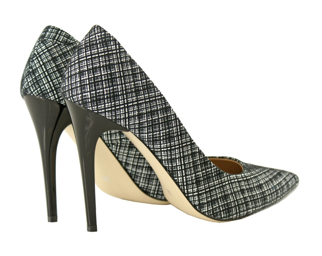 Bosccolo Womens Spike Heels - Black / White