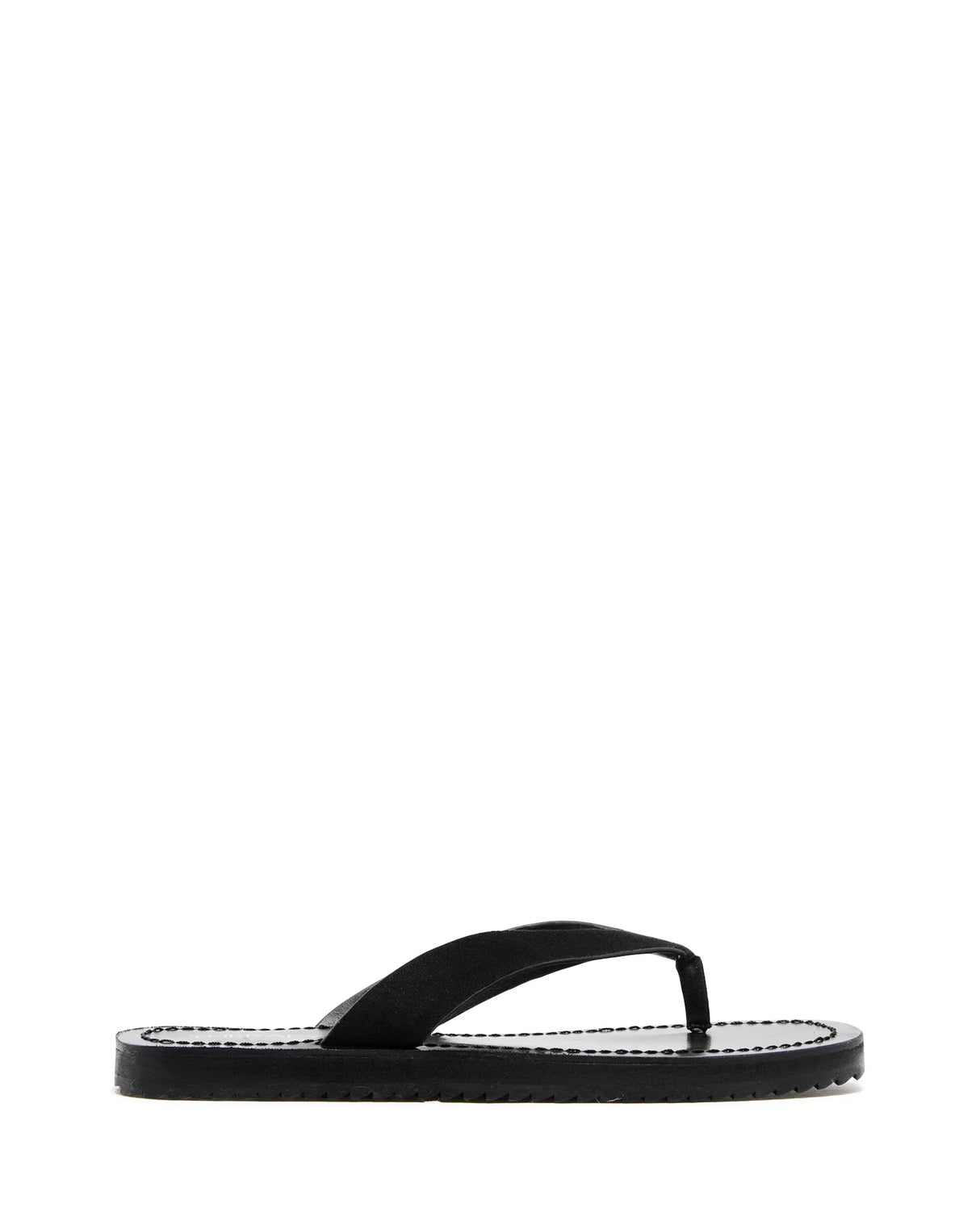 Therapy Undone Black Faux Suede