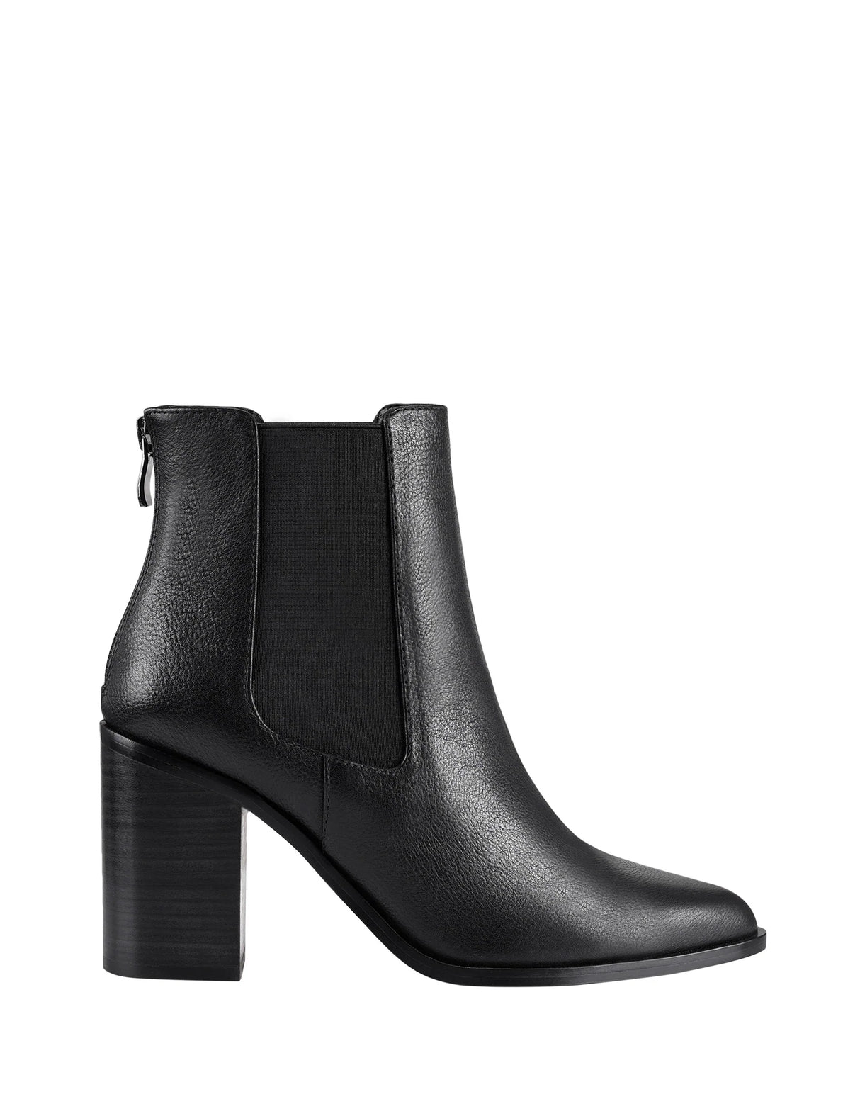 Siren Chelsea Ankle Boots - Black Leather